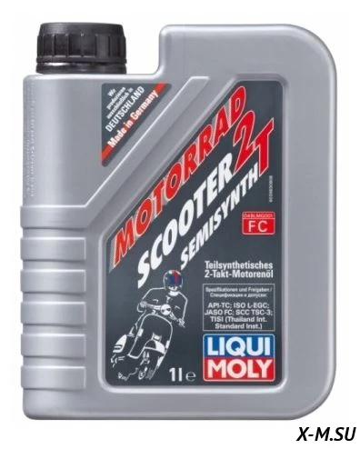 Масло LiquiMoly п/синт д/скутеров Motorrad Scooter 2T 1л Масло LiquiMoly п/синт д/скутеров Motorrad Scooter 2T 1л