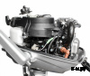 Лодочный мотор PROMAX SF5.8FHS (внешний бак 12 л)