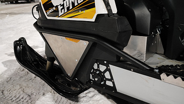 Комплект защиты днища на снегоход ЕРМАК STELS (ДВУХ-лыжный) с установкой