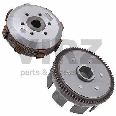 Сцепление в сборе 162FMJ, 163FML, 169FMM (CG150-200) (6 болтов, 6 дисков, 73T)