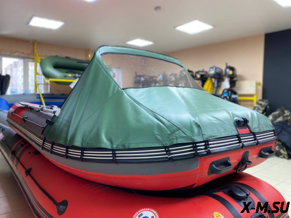 Носовой тент MISHIMO 390 LITE/PRO/LITE DF зеленый