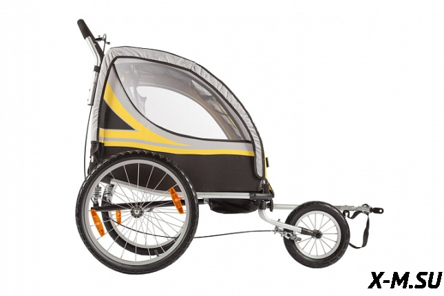 Велоприцеп для перевозки 2-ух детей VIC-1302 (BTA 19)