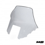 Стекло ветровое для снегохода Polaris Widetrak LX (высота 74см, толщина 2мм, ПЭТг)