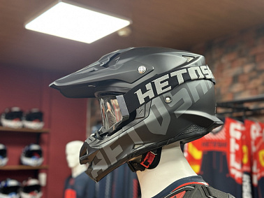 Шлем кроссовый HETOSHI OF836 EXOSS CROSS PRO MX289 цв.Черный Матовый р.S