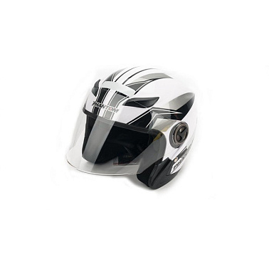 Шлем мото PHANTOM 619 #4white-black-grey HPCTPE-WB62