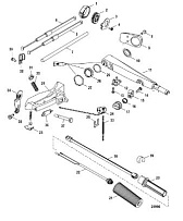 Рукоятка румпеля 4-Х ТАКТНОГО ПЛМ MERCURY 60 Серийный номер от 1C050252 и выше